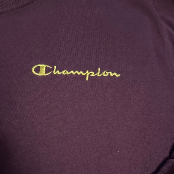 Champion Women's Deep Purple Long Sleeve Tee - Picture 2 of 6